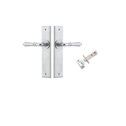 Door TRA12280KPASS60 Lever Sarlat Chamfered Brushed Chrome L111XP55 Pass Kit