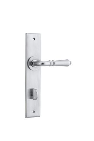 Sarlat TRA12280P85 Chamfered Privacy Brushed Chrome Ctc85mm H240XW50XP55