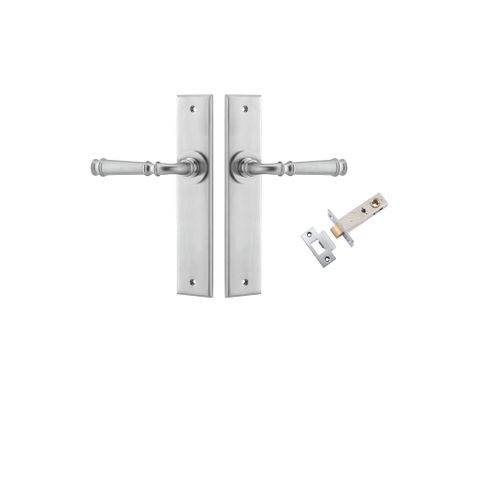 Door TRA12286KPASS60 Lever Verona Chamfered Brushed Chr L122xp58mm Pass Kit