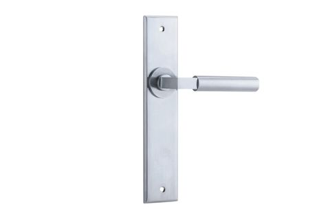 Iver TRA12294 Door Lever Berlin Chamfered Latch Brushed Chrome