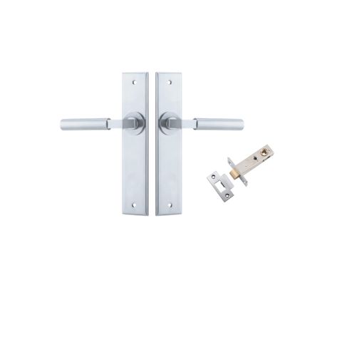 Door TRA12294KPASS60 Lever Berlin Chamfered Brushed Chrome L120XP59 Pass Kit