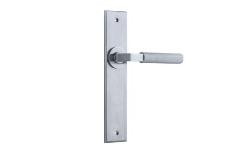 Iver TRA12296 Door Lever Brunswick Chamfered Latch Brushed Chrome