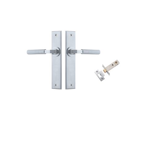 Door TRA12296KPASS60 Lever Brunswick Knurled Chamfered BC Passage Kit
