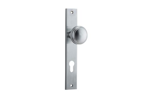 Door TRA12320E85 Knob Paddington Rect Euro BC Ctc85mm H240xw38xp68mm