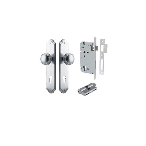 Dr TRA12326KENTR60KK Knob Pdgton Shouldered Euro BC H240XW50XP68 Entr Kit
