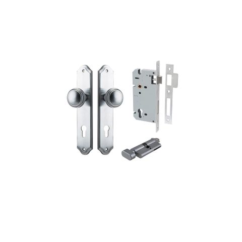 Dr TRA12326KENTR60KT Knob Pdgton Shouldered Euro BC H240XW50XP68 Entr Kit