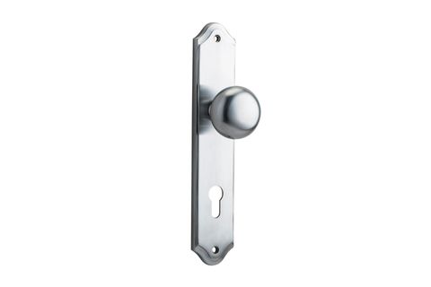 Dr TRA12328E85 Knob Cambridge Shouldered Euro BC Ctc85mm H240xw50xp67mm