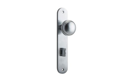 Door TRA12332P85 Knob Paddington Oval Privacy BC Ctc85mm H240xw40xp68mm