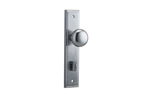 Door TRA12340P85 Knob Cambridge Stepped Priv BC Ctc85mm H240xw50xp67mm