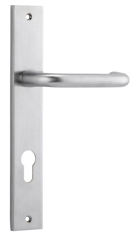 Door TRA12344E85 Lever Oslo Rectangular Euro BC Ctc85mm H240xw38xp57mm