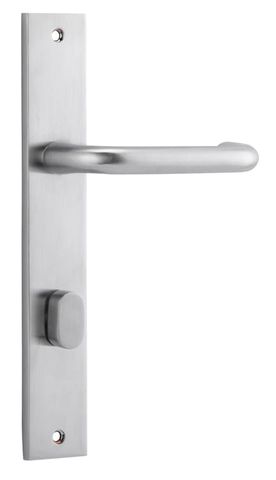 Door TRA12344P85 Lever Oslo Rectangular Priv BC Ctc85mm H240xw38xp57mm