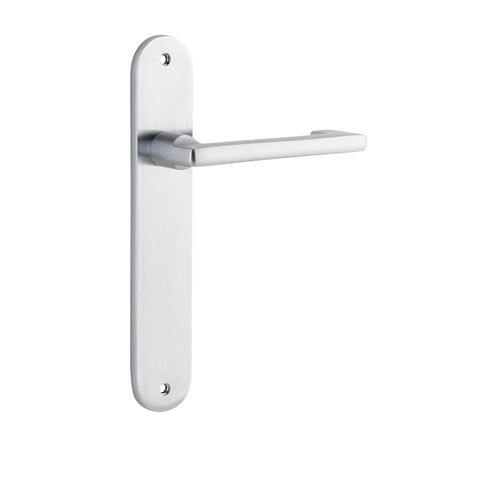 Door TRA12352 Lever Baltimore Return Oval Latch Pr BC H240xw40xp58mm