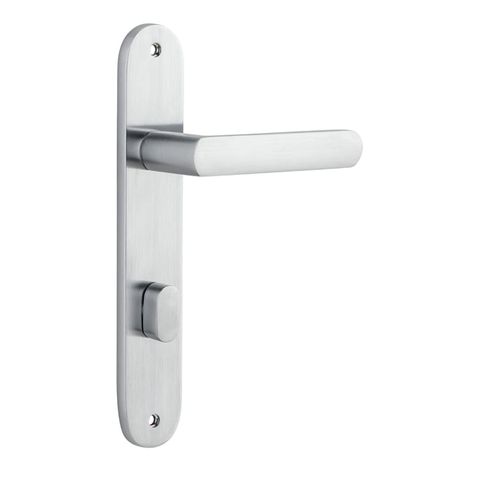 Door TRA12364P85 Lever Osaka Oval Privacy Pr BC Ctc85mm H240xw40xp55mm
