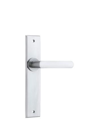 Iver TRA12368 Door Lever Osaka Chamfered Latch Pair Brushed Chrome