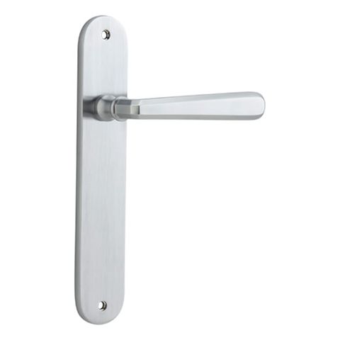 Door TRA12376 Lever Copenhagen Oval Latch Pr BC H240xw40xp61mm