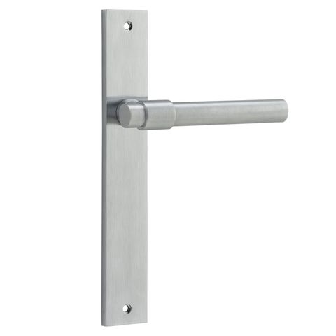 Door TRA12396 Lever Helsinki Rectangular Latch Pr BC H240xw38xp44mm