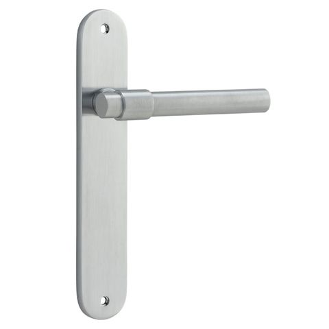 Door TRA12400 Lever Helsinki Oval Latch Pr BC H240xw40xp44mm