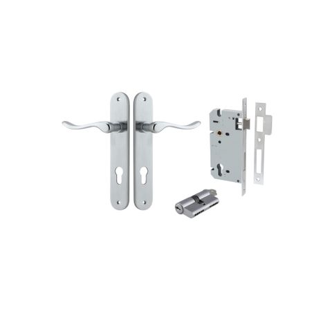 Door TRA12424KENTR60KK Lvr Strlg Ovl Euro Pair BC CTC85 H240XW40XP64 Entr Kit