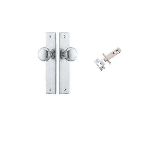Door TRA12446KPASS60 Knob Cambridge Chamfered Brushed Chrom D55XP62 Pass Kit