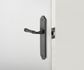 Door TRA12718 Lever Verona Shouldered Latch Matt Black H240xw50xp59mm