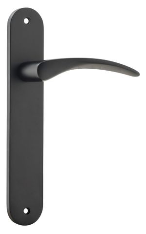 Dr TRA12728 Lvr Oxf Oval Latch Mb H230xw40xp60mm