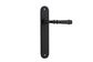 Door TRA12730 Lever Verona Oval Latch Matt Black H240xw40xp59mm