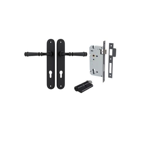 Door TRA12730KENTR60KK Lever Verona Oval Euro Mb CTC85 H240XW40XP59 Entr Kit