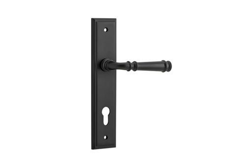 Door TRA12742E85 Lever Verona Stepped Euro Mb Ctc85mm H240xw50xp59mm