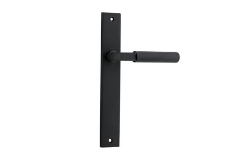 Iver TRA12752 Door Lever Brunswick Rectangular Latch Matt Black