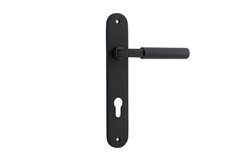 Door TRA12766E85 Lever Berlin Oval Euro Matt Black Ctc85mm H237XW40XP57