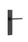 Door TRA12782 Lever Baltimore Chamfered Latch Matt Black H240XW50XP55