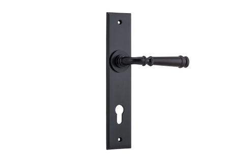 Door TRA12786E85 Lever Verona Chamfered Euro Mb Ctc85mm H240xw50xp59mm