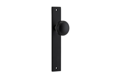 Door TRA12820 Knob Paddington Rectangular Latch Mb H240xw38xp68mm