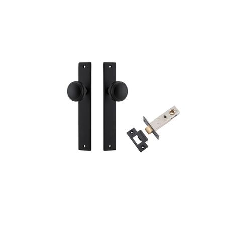 Dr TRA12820KPASS60 Knob Paddtn Rect Lch Mb H240XW38XP68 Passage Kit