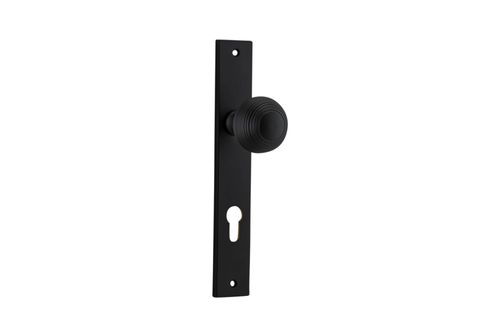 Door TRA12824E85 Knob Guildford Rect Euro Mb Ctc85mm H240xw38xp60mm