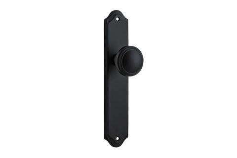 Door TRA12826 Knob Paddington Shouldered Latch Mb H240xw50xp68mm