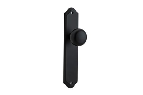Door TRA12828 Knob Cambridge Shouldered Latch Mb H240xw50xp67mm