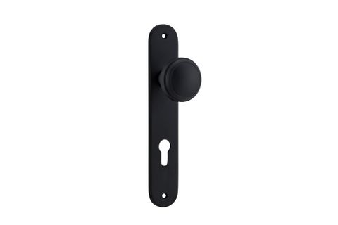 Door TRA12832E85 Knob Paddington Oval Euro Mb Ctc85mm H240xw40xp68mm