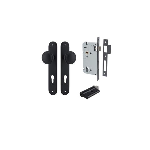Door TRA12832KENTR60KK Knob Paddington Ovl Euro Mb CTC85 H240XW40XP68 Entr Kit
