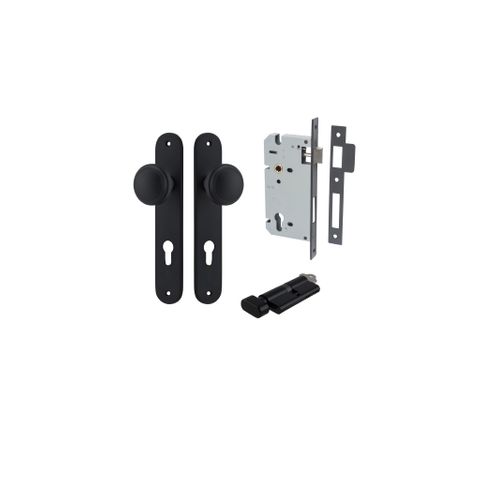 Door TRA12832KENTR60KT Knob Paddington Ovl Euro Mb CTC85 H240XW40XP68 Entr Kit