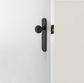 Door TRA12836 Knob Guildford Oval Latch Matt Black H240xw40xp60mm