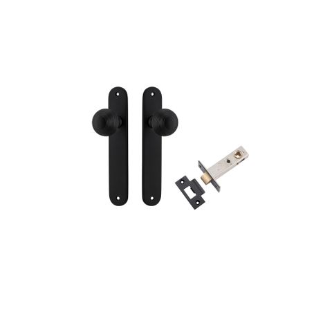 Dr TRA12836KPASS60 Knob Gldfd Ovl Lch Mb H240XW40XP60 Passage Kit