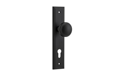Door TRA12838E85 Knob Paddington Stepped Euro Mb Ctc85mm H240xw50xp68mm