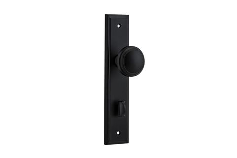 Door TRA12838P85 Knob Paddington Stepped Priv Mb Ctc85mm H240xw50xp68mm