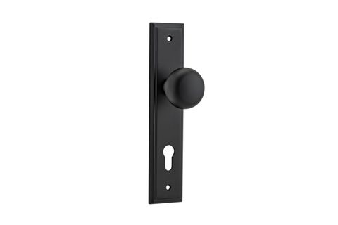 Door TRA12840E85 Knob Cambridge Stepped Euro Mb Ctc85mm H240xw50xp67mm