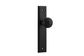 Door TRA12842 Knob Guildford Stepped Latch Matt Black H240xw50xp60mm