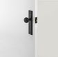 Door TRA12842 Knob Guildford Stepped Latch Matt Black H240xw50xp60mm