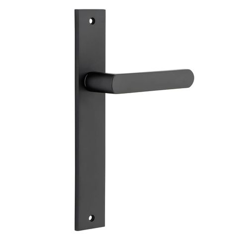 Door TRA12860 Lever Osaka Rectangular Latch Pr Mb H240xw38xp55mm