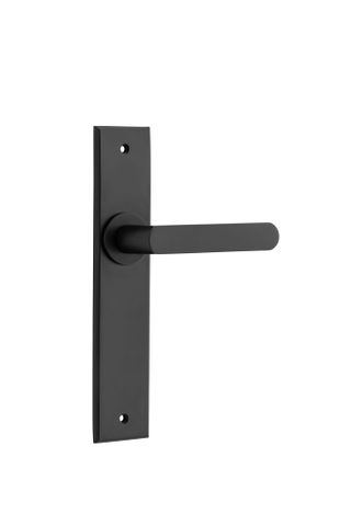 Iver TRA12868 Door Lever Osaka Chamfered Latch Pair Matt Black