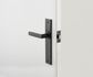 Iver TRA12868 Door Lever Osaka Chamfered Latch Pair Matt Black